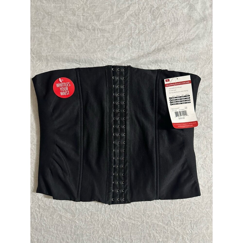 New‎ NWT Skinny Girl Waist Trainer Shaping Cincher Size XL Black Smoothers